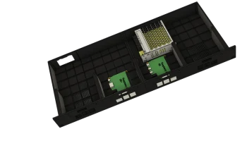19-дюймовый стоечный корпус для 4 Raspberry Pi и блока питан 1