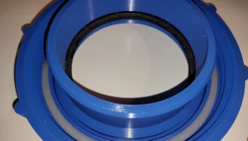 Крышка бака IBC с переходника от DN150 (S165x7) до DN110 ... 1