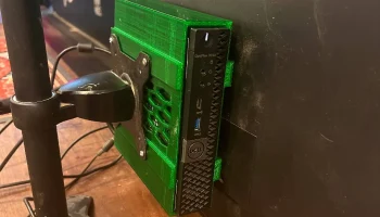 Экран для микро-ПК Dell Optiplex 7060 и крепление на стой...