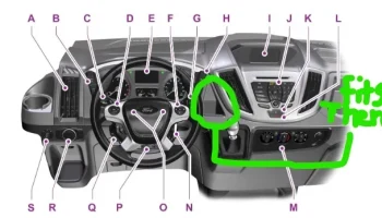 Держатель для телефона Ford Transit 1
