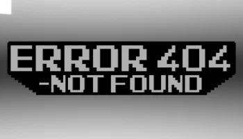 8-битная ОШИБКА 404 - Магнит на холодильник (горячая заме... 1