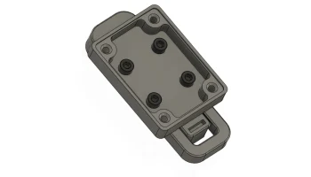 Держатель DIN-рейки для Omron SSR 3