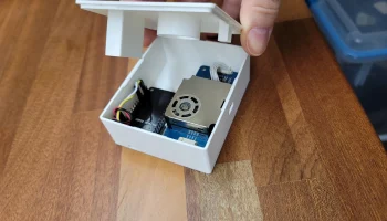 HM3301 ESP32 Монитор качества воздуха в корпусе........