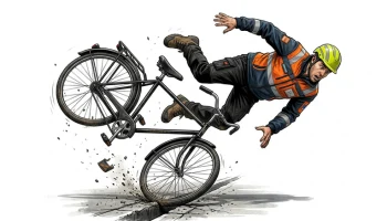 Bike crash