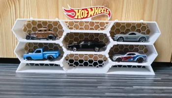 Настенный держатель для коробки Hot Wheels на стене 1:64 4