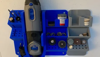 Dremel 4000 Настенное крепление с отделением для сверл......