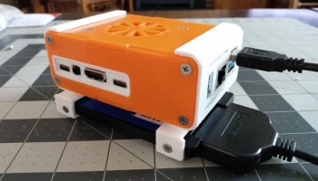 Корпус Orange Pi 5 с внешним монтажным кронштейном для тв...