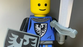 Минифигурка рыцаря Mega Lego (1:10)