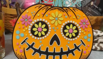Тыква Dia de los Muertos