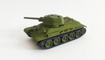 Модель танка Т34-76 в масштабе 1:72.