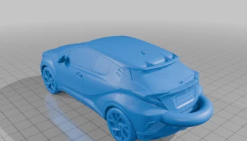 Брелок Toyota CHR 3D модель 1