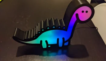Ночник Dino (с разъемом постоянного тока и креплением Wem... Ночник Dino (с разъемом постоянного тока и креплением Wem...
