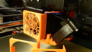 Крышка вентилятора SnapOn для Prusa MK2.5/MK3/S/+...