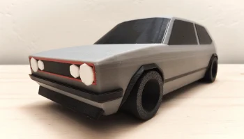 Низкополигональная VW GTI Mk1 Низкополигональная VW GTI Mk1