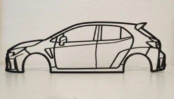 Настенное искусство Toyota GR Corolla Настенное искусство Toyota GR Corolla