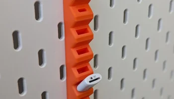 Вертикальный USB-держатель для Skadis с USB-C 1