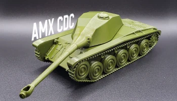 Модель танка AMX CDC в масштабе 1:48