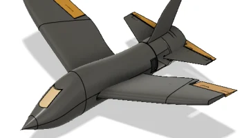 Радиоуправляемый самолет Black Falcon 50 мм EDF (опционал... 3