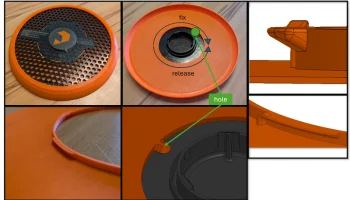 Prusament Upcycle Фрисби 2
