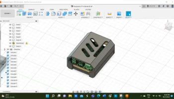 Корпус/держатель/ящик Raspberry Pi 4 7