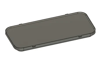 Вкладка Wera Toolcheck Rugged box (STEP и .f3d)