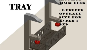 Компьютерный кабельный лоток Remix для стола Ikea Linnmon...