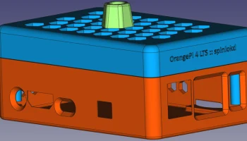 Корпус Orange Pi 4 LTS 2