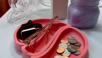 Брелок Пейсли/поднос для edc