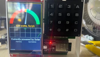 Домашний помощник, ESPHome, сенсорная клавиатура ESP32 2