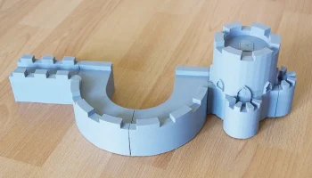 Параметрический бастион для модульного игрового набора "З...