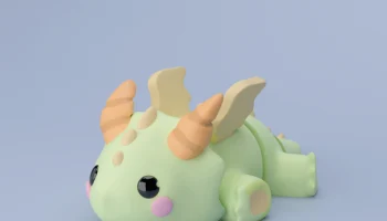 Брелок 3D Flexi Baby Dragon (бесплатное время ограничено)...