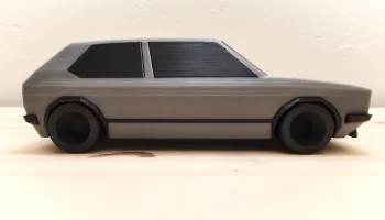 Низкополигональная VW GTI Mk1 6