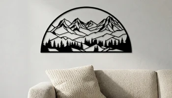 Пейзаж Стена Искусства Горы Природа............