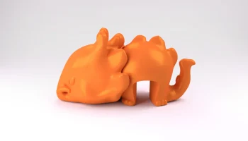 Декоративная кошка и динозавр 3