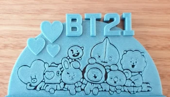 Орнамент BTS BT21 (версия 2) 2