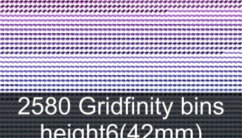 Коллекция чашек Gridfinity высота 6 (46 мм)... 2