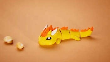 Sun Dragon - шарнирная фигурка-брелок 2