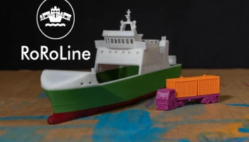 RoRo Line a Roll on Roll с корабля