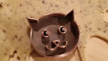 котенок из формочки для печенья
