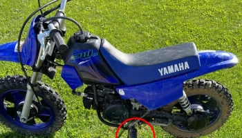 Fu&szlig;raste f&uuml;r Motocross YAMAHA PW 50 / Подставка для ног д...