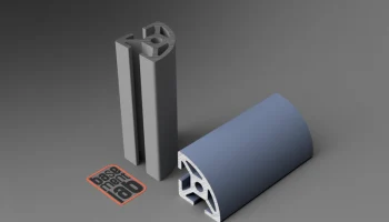 2020 R20-90&deg; Закругленный профиль, 2-сторонний открытый -..