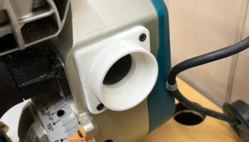 Торцовочная пила Makita LS1219L, адаптер для пыли 2 1/2 дюйм