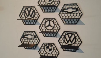 подставка для HotWheels и миниатюр 1/64 8
