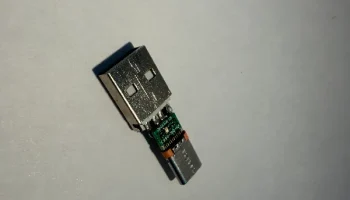 Переходник USB-A "папа" на "папа" USB-C 6