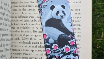 Закладка Pink Panda, напечатанная на 3D-принтере - многоц... 4