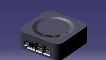 Корпус Raspberry Pi 3 с 40-мм вентилятором (как у Apple T...