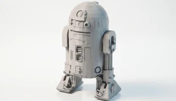 Коллекционная 3D-печать дроида R2-D2 из "Звездных войн"..... 1