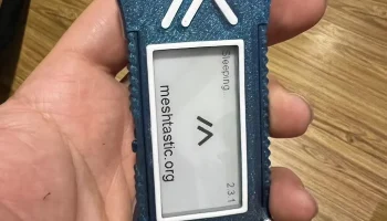 Тонкий корпус Heltec Wireless Paper Meshtastic 2
