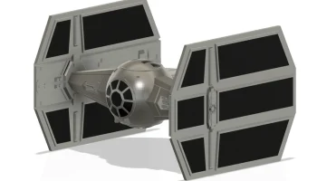 Darth Vader Tie Fighter (однонитевая печать) - лучшее раздел 3
