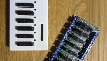 Корпус релейной платы 8 x SSR 1